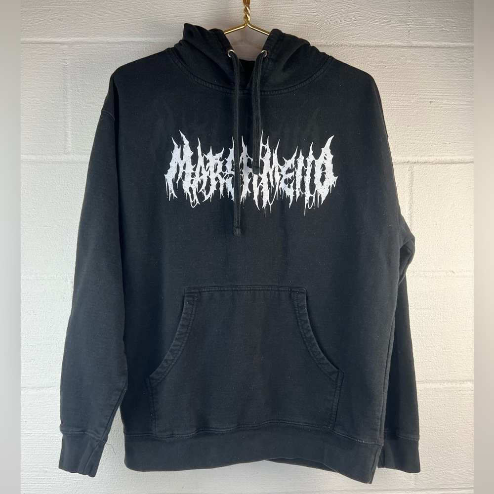 Mellogang Marshmello Black Metal Hoodie, Large